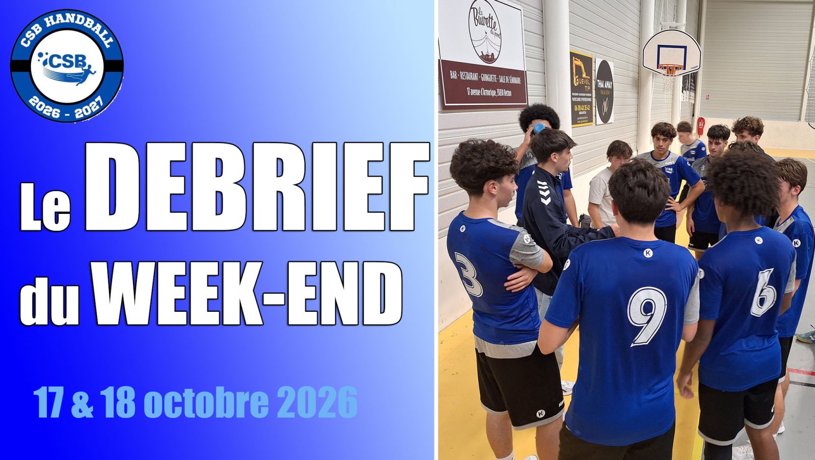 🔵⚪ Le débrief décalé du week-end : Cinq équipes en piste, quatre victoires en poche… les vacances peuvent attendre !